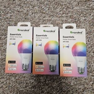 Nanoleaf A19 Smart LED Light Bulbs
